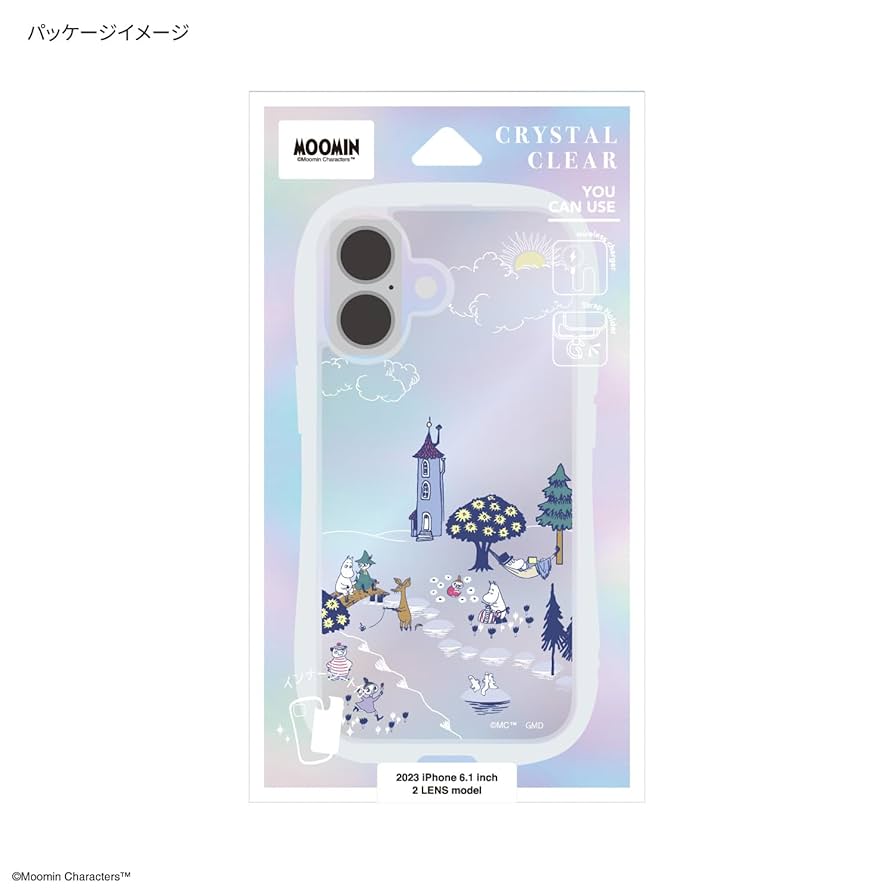 Amazon.co.jp: グルマンディーズ ムーミン iPhone16 対応